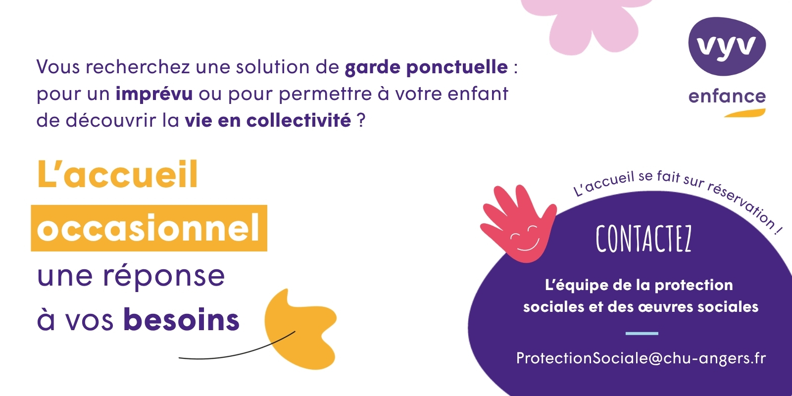 Accueil occasionnel - Créche