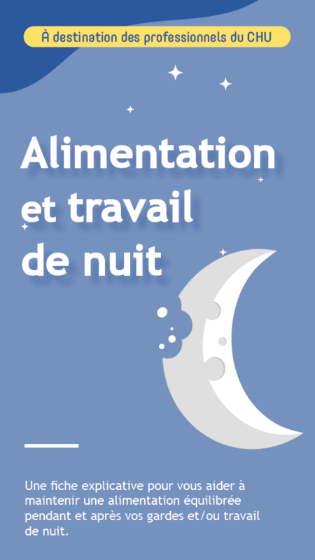 Flyer alimentation de nuit
